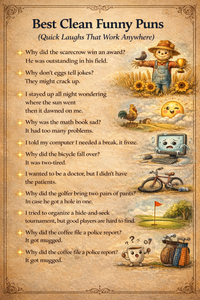 Clean Funny Puns