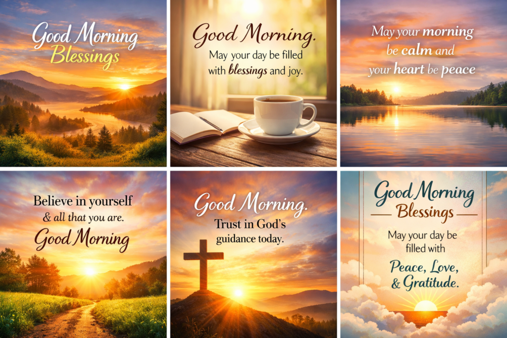 Good Morning Blesssings sunrise