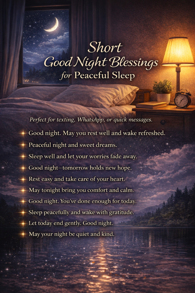 Good Night Blessing