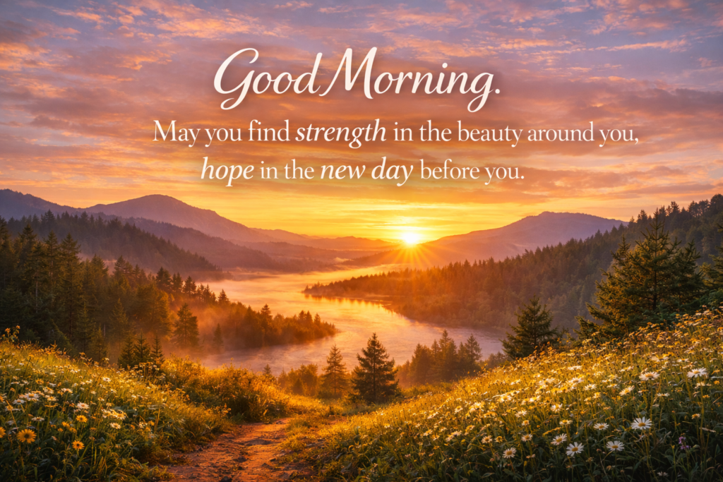 Good morning blessings in nature