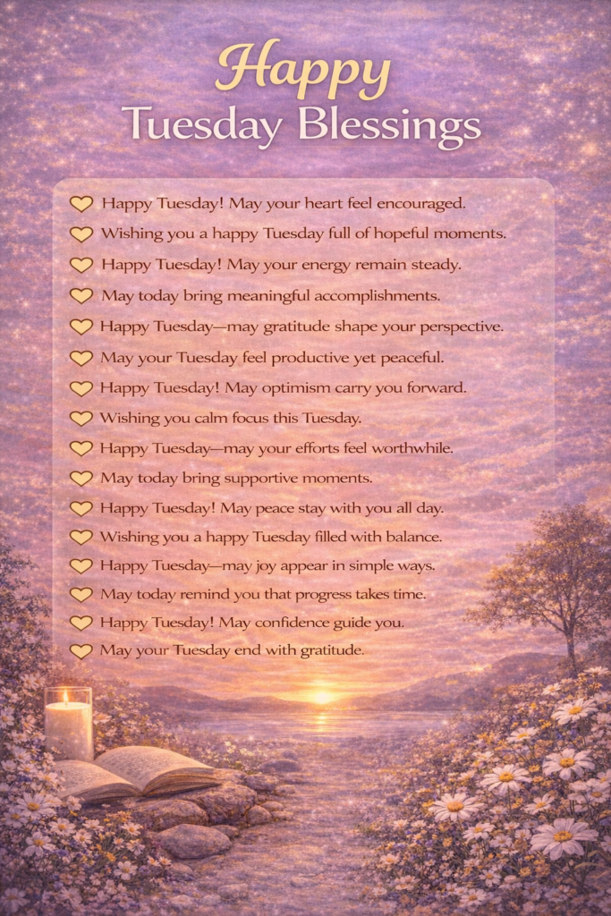 Happy Tuesday Blessing