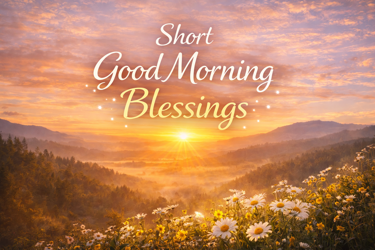 Short Good Morning Blessings